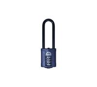 Squire CP40/2.5 4-Wheel Heavy-Duty Combination Padlock with Long Shackle for Ultimate Security