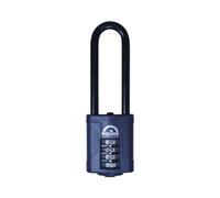Squire Cp40/2.5 4-Wheel Heavy-Duty Combination Padlock With Long Shackle For Ultimate Security