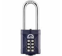 Squire CP50/2.5 50mm Combination Code Padlock Long Shackle 4 Wheel Recodeable