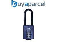 Squire CP50/2.5 CP50/2.5 Combination Padlock 4-Wheel 50mm Extra Long Shackle 63.