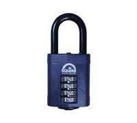 Squire 50Mm Four Wheel Combination Long Shackle, Blue