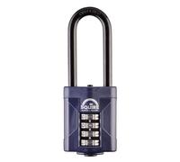 SQUIRE CP50 Series 50mm Steel Shackle Combination Padlock - CP50/2.5/BX 64mm Lon