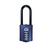Squire CP50/2.5 Combination Padlock 4-Wheel 50mm Extra Long Shackle 63.5mm Boxed