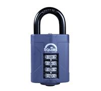 SQUIRE CP50 Series 50mm Steel Shackle Combination Padlock - CP50/BX Open Shackle