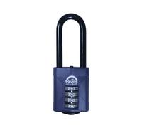 Squire Cp5025Bx Cp50/2.5 Combi Padlock 4-Wheel 50mm Extra Long Shackle 63.5mm