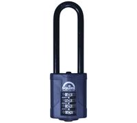 Squire CP5025BX CP50/2.5 Combination Padlock 4Wheel 50mm ExtraLong...