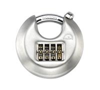 Squire DCL1COMBI 70MM DISC Style Combination Padlock, Silver