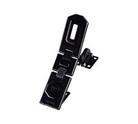 Squire DHH1 Henry Double Hinge Hasp and Staple, Black, One Size