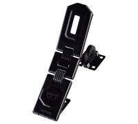 Squire DHH1 Henry Double Hinge Hasp and Staple, Black, One Size