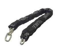 Henry Squire High Security G Hardened Alloy Steel Chain with Black Sleeve, 1200 mm (Length) x 10 mm Link (Diameter)