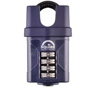 Squire Heavy Duty Closed Shackle Combination Padlock CP50/CS 4-Wheel 50mm