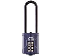 Squire 40mm 4 Wheel Combination Padlock CP40/2.5 inch - Size: 4.5 x 4 x 2.2cm - Blue - Wilko
