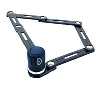 Squire Heavy Duty Folding Lock (Folda Mini FL690) - Disc Tumbler Locking Mechanism for High Pick Resistance - Foldable Hardened Steel Links - Folding Bike Lock for All Purposes