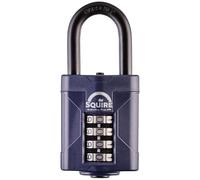 Squire Heavy Duty Long Shackle Combination Padlock CP50/1.5 4-Wheel 50mm