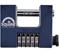 Squire Heavy Duty Padlock (CBW85) - 5 Wheel Combination - Alloy Steel for Corro