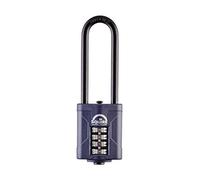 Squire Heavy Duty Padlock (CP40/2.5) - Toughest Extra Long Shackle - 4 Wheel Combination Padlock - Alloy Steel for Corrosion Resistance - Weatherproof Lock for Home, School & Shed (Blue, 40 mm)