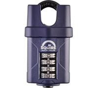 Squire CP40CS Combination Padlock 4-Wheel Closed Shackle 40mm