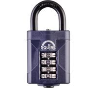 Squire Heavy Duty Padlock (CP50) - Toughest Steel Shackle - 4 Wheel Combination