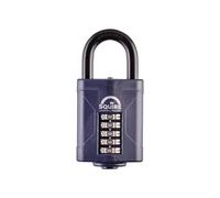 Squire Heavy Duty Padlock (CP60) - Toughest Steel Shackle - 5 Wheel Combination