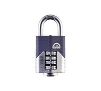 Squire Heavy Duty Padlock (Vulcan Combi 50) - Toughest Open Shackle - 4 Wheel Vulcan Padlock - Steel Cast Alloy for Corrosion Resistance