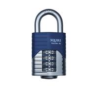 Generic Sports Padlock Vulcan Combi 60 - 5-Wheel Steel Cast Alloy, Weatherproof (Blue, 60mm)
