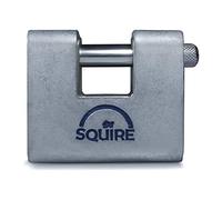 Squire Henry Armoured Brass Block Padlock 60mm - ASWL1