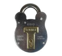 Squire Henry Old English Galvanised Steel Case 4 Lever Padlock - 660