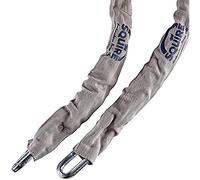 Squire Henry X Hardened Steel Security Chain with Grey Sleeve, 1200 mm Chain (Length) x 8 mm Link (Diameter)