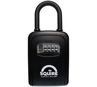 Squire Four Wheel Combination Key Safe Portable, Black