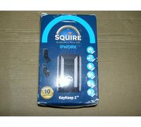 Squire Key Safe Box - Push Button Code Lock (Key Keep2) - Wall Mounted Key Safe - Weatherproof Diecast Alloy Body - Large Storage Capacity - Tough Key Lock Box For Outdoor And Indoor Use