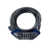 Squire Kilda Combi 10/1800 ? Heavy Duty Armoured Steel Bike Cable Lock with Key ? Weatherproof, 1800mm