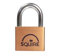 SQUIRE Lion Brass Open Shackle Padlock KA - 50mm KA1 LN5 KEY NO. 24342