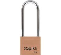 Henry Squire Lion Premium Solid Brass 5 pin Long Shackle Double Locking Padlock, 39.5 mm (Length)