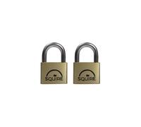 Squire LN4T LN4T Lion Brass Padlocks 5-Pin 40mm Twin Pack (2 x LN4KA)