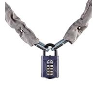 Squire Lock and Chainset (CP50/36) - 4 Wheel Combination 8 x 90 cm, Black