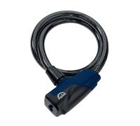 Squire Locks Kilda 10/600 Integrated Bicycle Cable Lock - Tough Lightweight Cable Bike Lock - 600 mm Locking Length - 10 mm Diameter Steel Cable - Includes 3 Keys