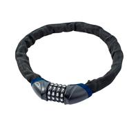 Squire Locks Kilda Combi CN 6/900 Integrated Bicycle Lock & Chain - 4-Wheel Combination Bike Chain Lock - Tough Bike Lock Chain - 900 mm Locking Length - 6 mm Diameter Hardened Steel Links