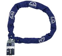 Squire Locks Warrior Combi Heavy Duty Combination Bike Lock and Chain - Padlock and Chain with 4-Wheel Combination Lock - 1200mm Length - 10mm Link Diameter - Sold Secure Bicycle Gold Approved