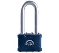 Squire Long Shackle Laminated Double 4 Pin Locking Padlock - 50mm