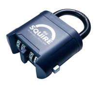 Squire Mystic Combi BF60 Heavy Duty Combination Padlock ? 4 Wheel Code Lock for Shed, Gate, Outdoor Use ? Keyless Security