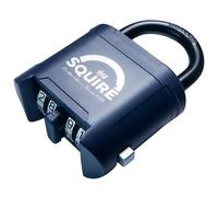 Squire Mystic Combi BF60 Heavy Duty Combination Padlock - 4 Wheel Code Lock for Shed, Gate, Outdoor Use - Weatherproof & Keyless Security