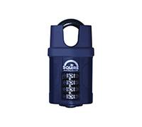 Squire Padlock Combination CP50CS Dual Compound Cover Blue 1 x Combination Padlock