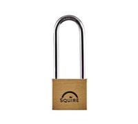 Squire - Premium Brass Lion Padlock - 2.5" Stainless Steel Shackle - Ln4S/2.5 (Size 40mm - 1 Each)
