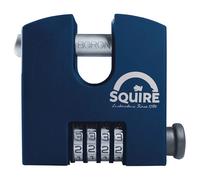 Squire Five Wheel Combination Block Lock 75Mm, Blue