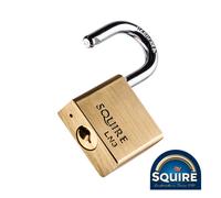 Squire SQR701482 Premium Brass Lion Padlock - Stainless Steel Shackle - Ln3S 30Mm Blister Pack 1