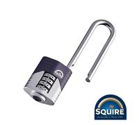 Squire SQR701537 Vulcan Combination Padlock - Boron 2.5in Long Shackle - Vulcan Combi 40/2.5 40Mm Blister Pack 1