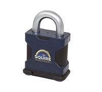 Squire SS65S Henry Stronghold 6 Pin S Cylinder Open Shackle Steel Padlock, 65 mm (Length)