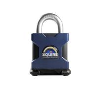 Squire Padlock SS65S Henry Stronghold - 6-pin S cylinder, open shackle, steel, 65 mm