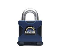 Squire Padlock Henry Squire Stronghold, 6-Pin S-Cylinder, Open Shackle Steel, 80 mm