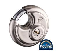 Squire - Stainless Steel Disc Padlock - Keyed Alike - DCL1KA Timco Silver One Size